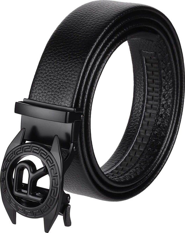 Men Casual, Party, Formal Black Artificial Leather Belt