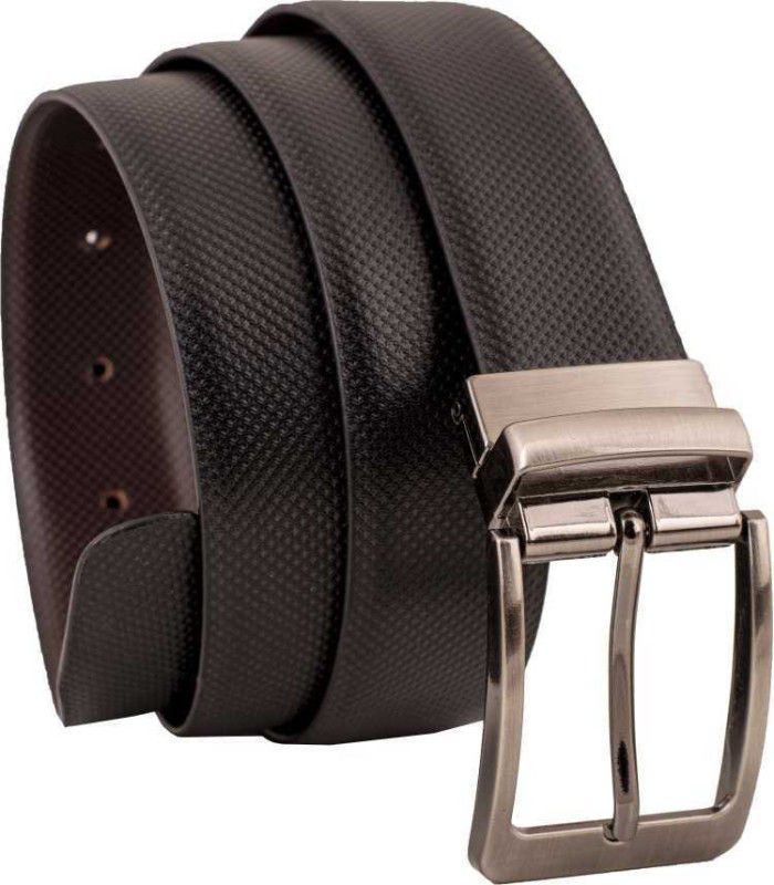 Men Casual Black, Brown Artificial Leather Reversible Belt
