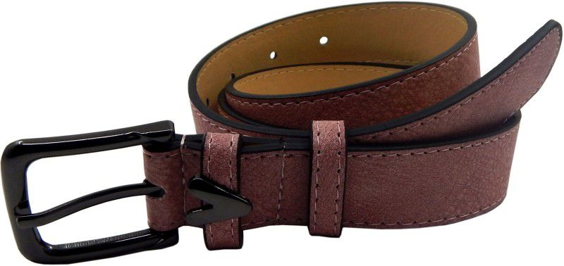 Women Casual Pink Artificial Leather, Synthetic Belt