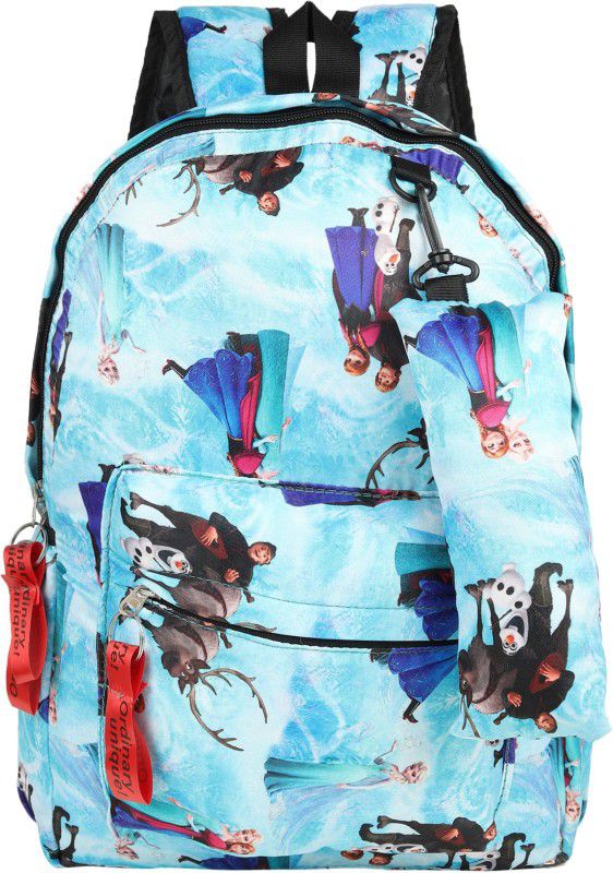 Medium Laptop Backpack Printed Backpack School/College for Girls/Women 20 L Backpack  (Green)