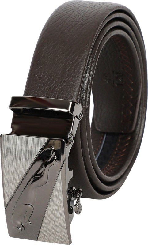 Men Casual, Party, Formal, Evening Brown Texas Leatherite Belt