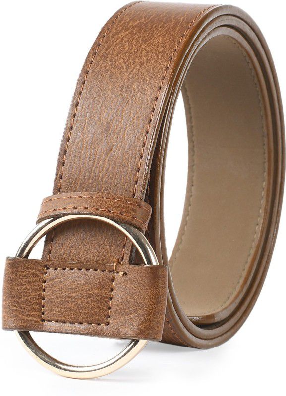 Women Formal Brown Artificial Leather Belt