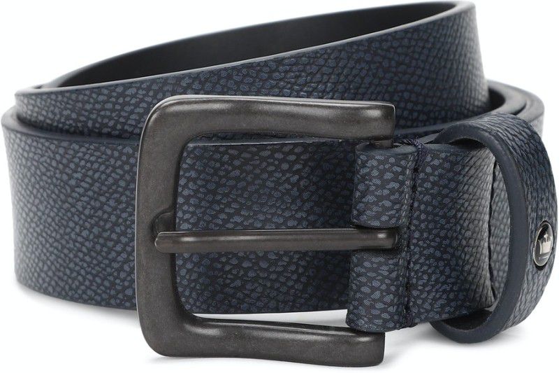 Men Formal Blue Artificial Leather Belt