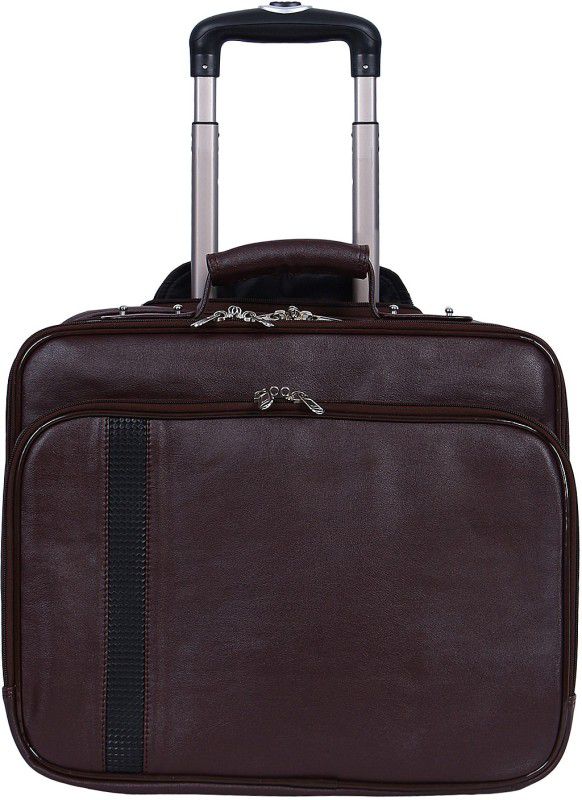 ONT022_ Medium Briefcase - For Men & Women  (Brown)
