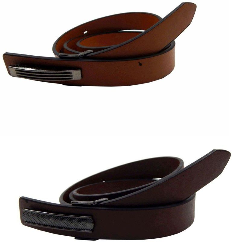 Women Casual Tan, Brown Artificial Leather, Synthetic Belt