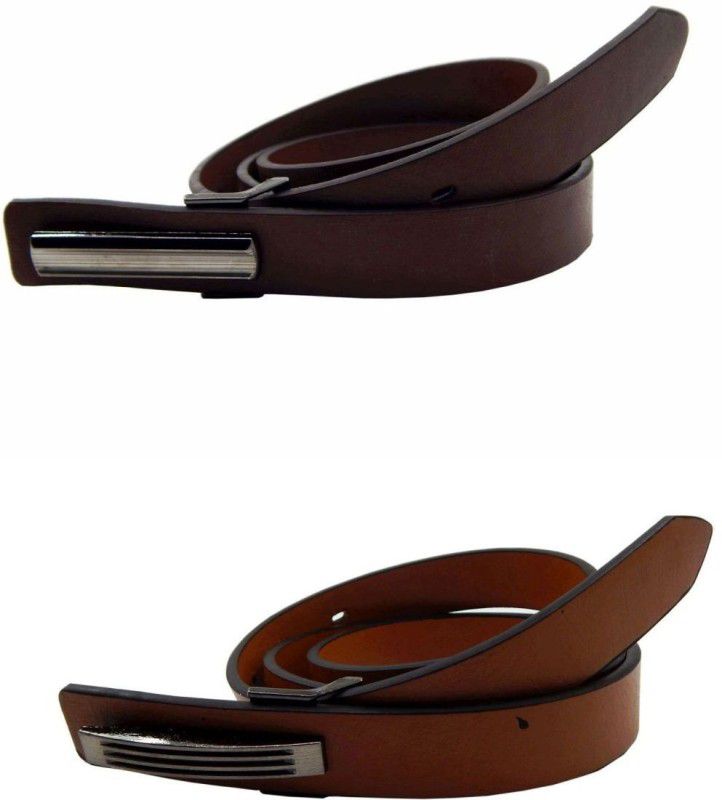 Women Casual Brown, Tan Artificial Leather, Synthetic Belt