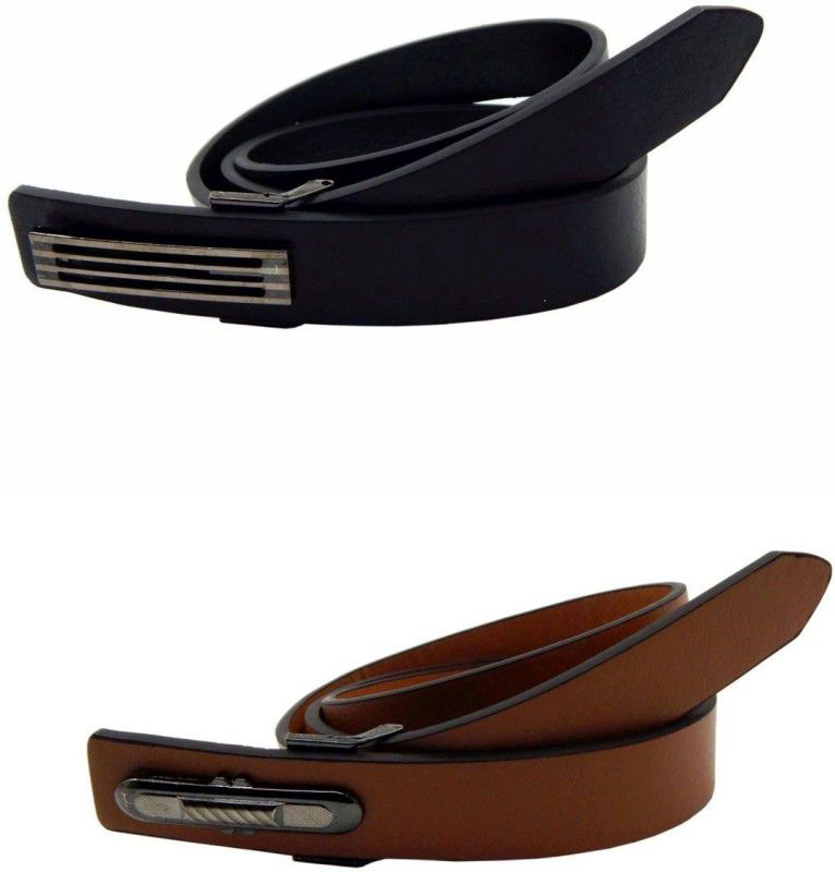 Women Casual Black, Tan Artificial Leather, Synthetic Belt
