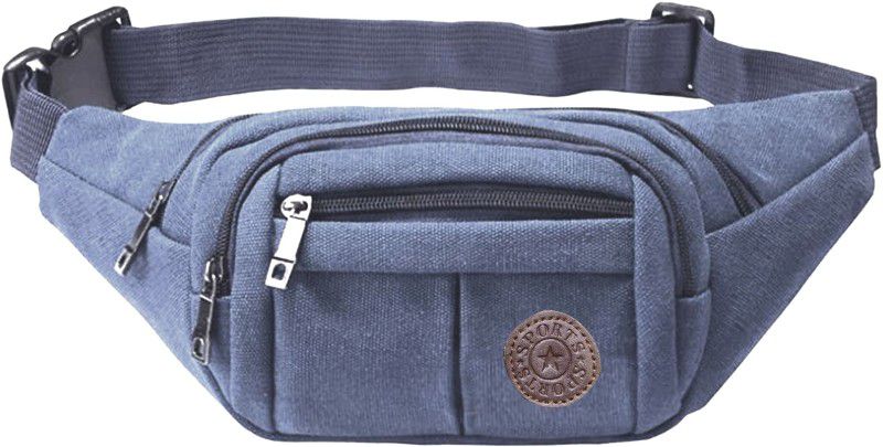 SRI Waist Bag for Men Women, Multi-Purpose Bag, Daily Commuting, Running Pouch, Travel, Trekking, Money Belt, Sunglasses Pouch Waterproof Travel Waist Bag  (Blue)