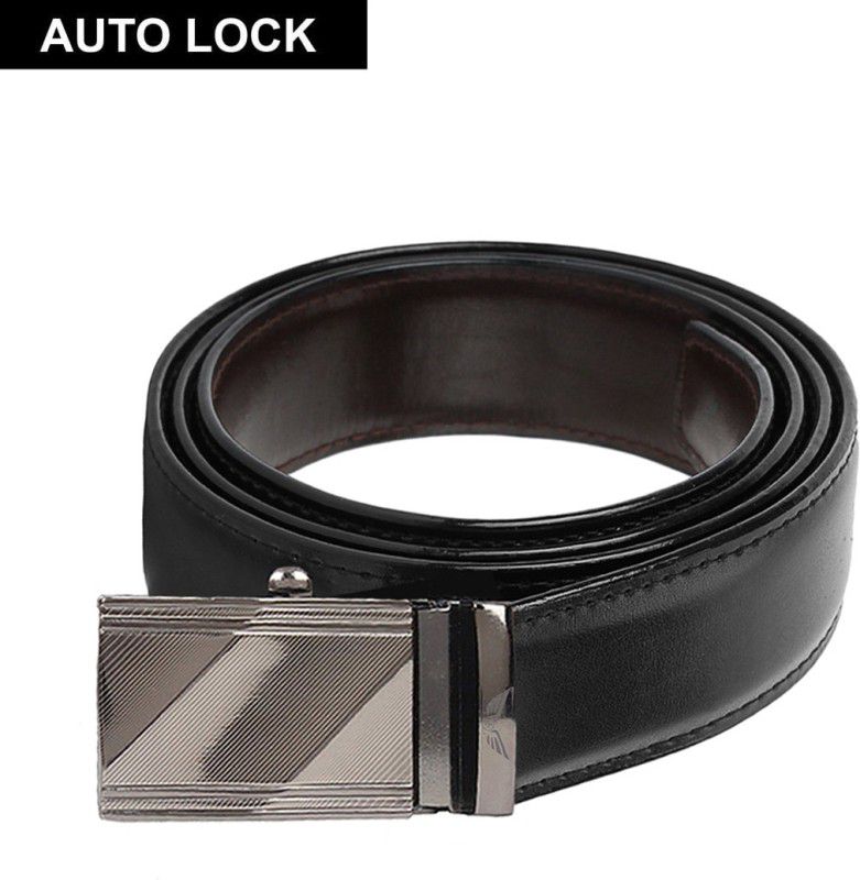 Men Casual, Evening, Formal, Party Black, Brown Artificial Leather, Synthetic Reversible Belt