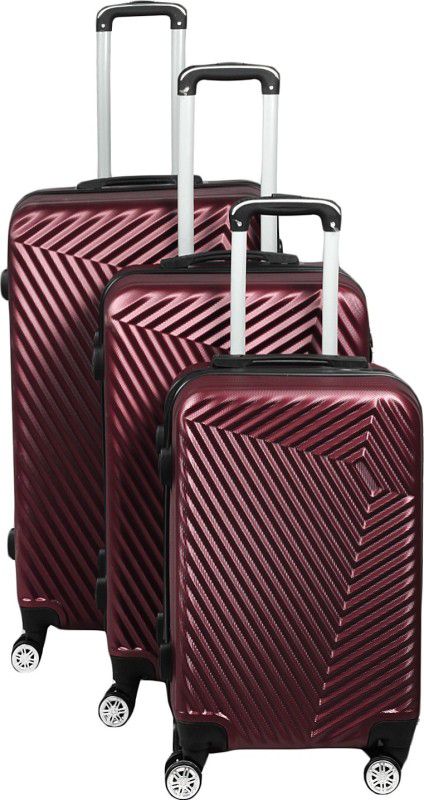 CONTINENTAL Cabin Suitcase, Suitcase, Check-in Suitcase Combo  (Maroon)