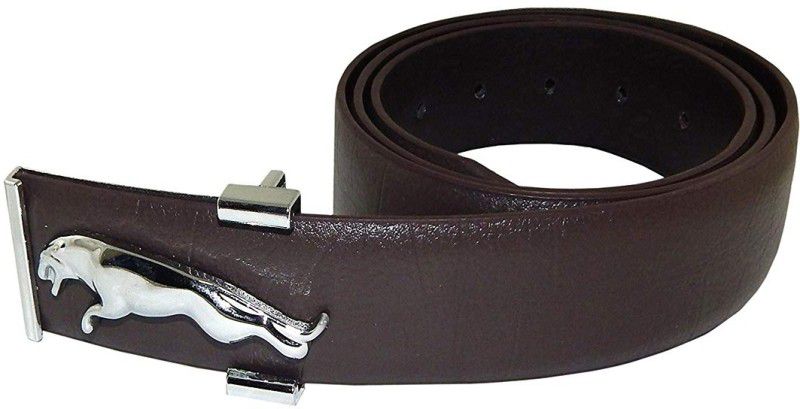 Men Party Brown Artificial Leather Belt