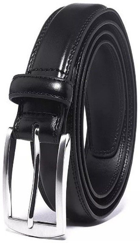 Men Casual, Formal, Party Black Artificial Leather Belt