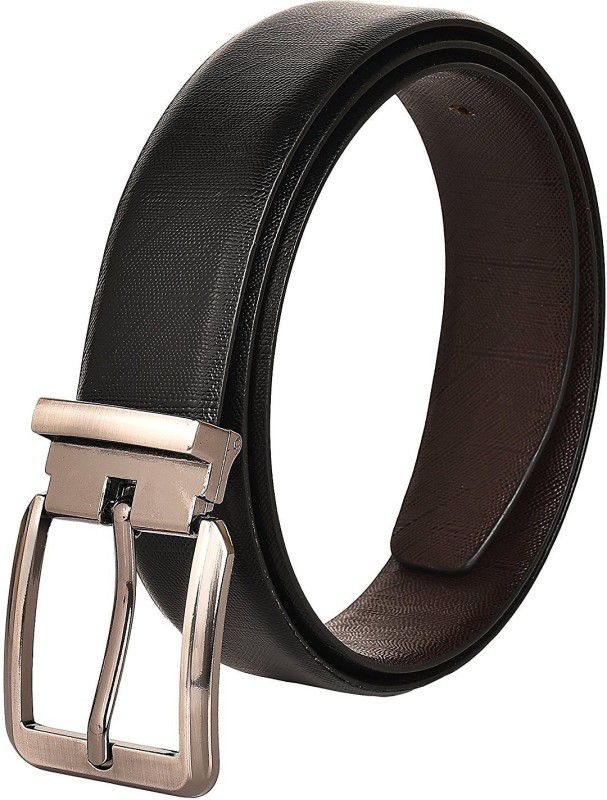 Men Casual, Formal, Party Brown Genuine Leather Reversible Belt