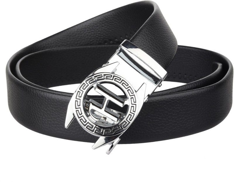 Men Formal, Party, Evening, Casual Black Artificial Leather, Texas Leatherite Belt