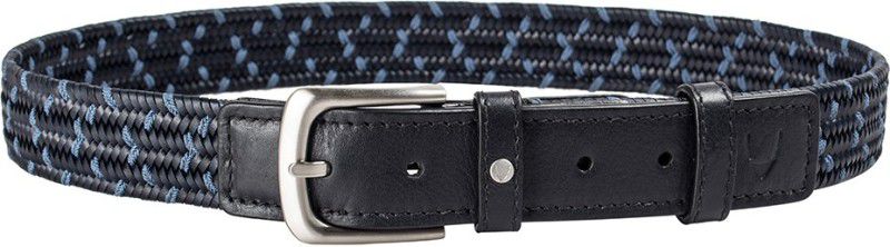 Men Casual Blue Genuine Leather Reversible Belt