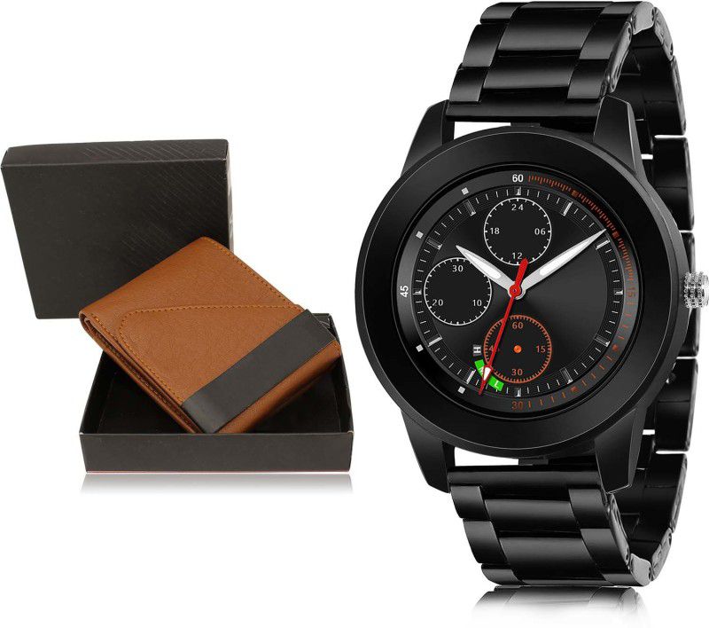 Neutron Watch & Wallet Combo  (Brown, Black)