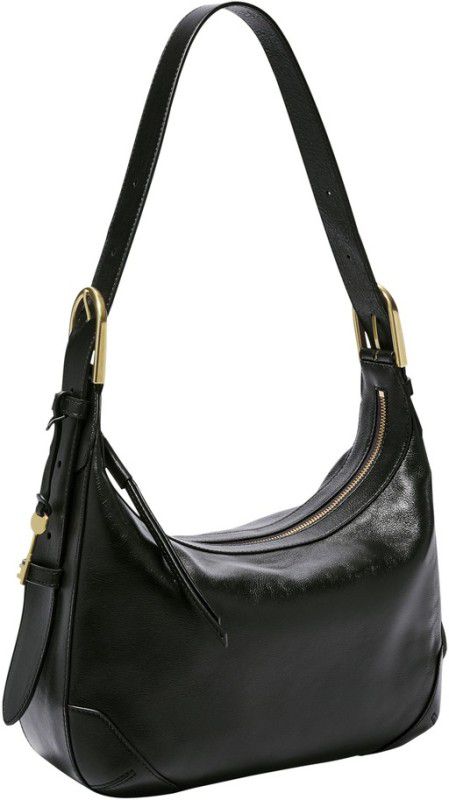 FOSSIL Hannah Shoulder Bag  (Black, 6 L)