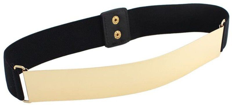 Women Casual, Party Gold Artificial Leather, Fabric Belt