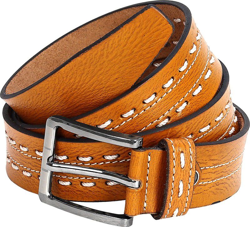 Men Casual, Evening, Party, Formal Brown Genuine Leather Belt
