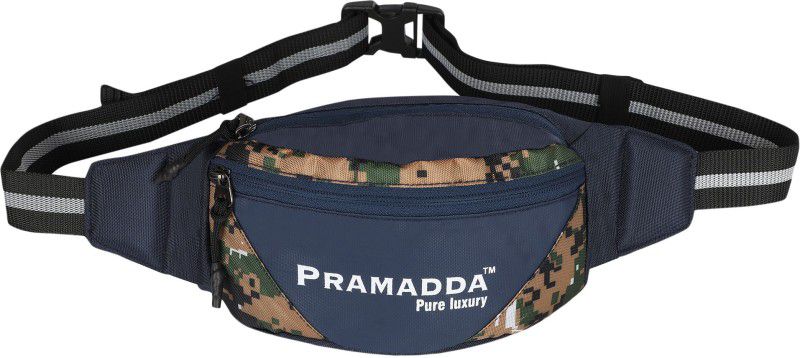 Pramadda Pure Luxury Signature Series Chest Cum Waist Bag  (Blue)