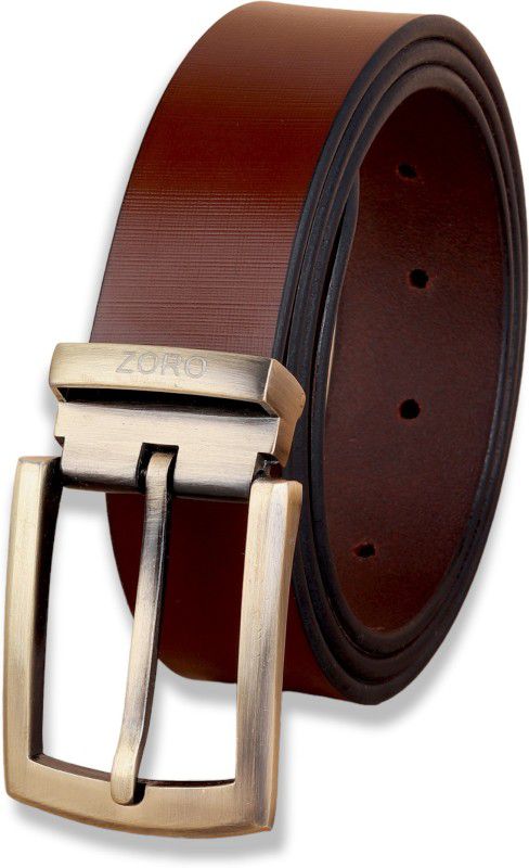 Men Party, Formal, Casual Brown Genuine Leather Belt