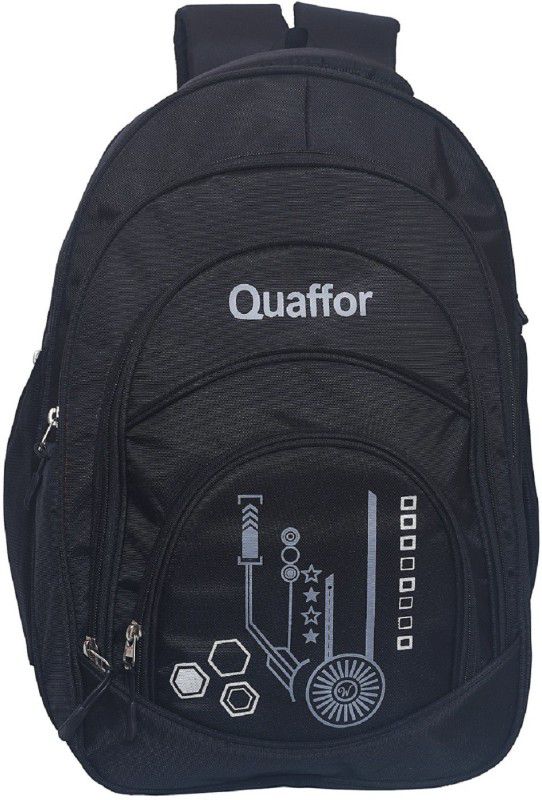 Quaffor black452 Multipurpose Bag  (Black, 32 L)