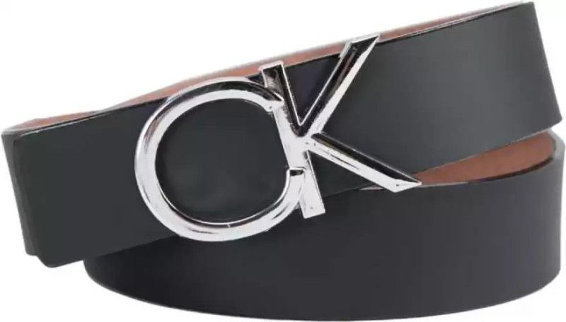 Men Casual, Party, Evening, Formal Black Artificial Leather Belt