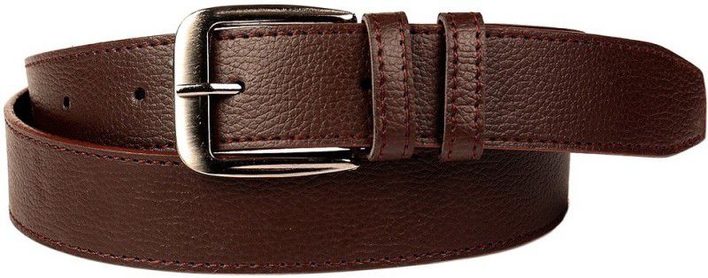 Men Casual, Evening, Party, Formal, Evening, Party, Formal Brown Artificial Leather Belt