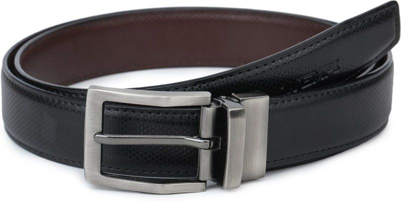 Men Formal, Casual, Evening, Party Black, Brown Artificial Leather Reversible Belt
