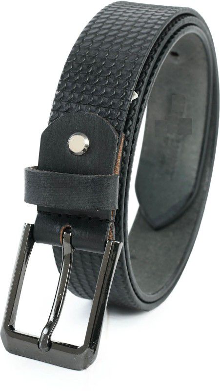 Boys Casual, Formal Black Genuine Leather Belt