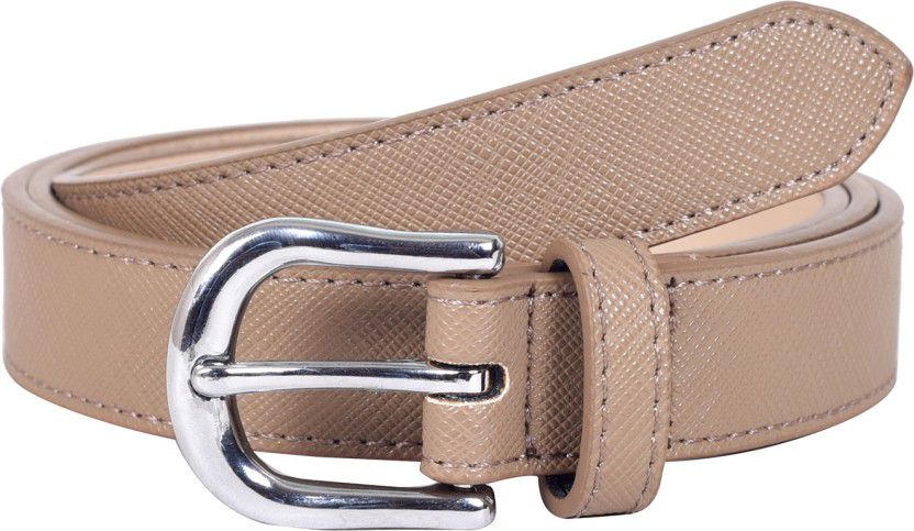 Women Casual Khaki Artificial Leather Belt