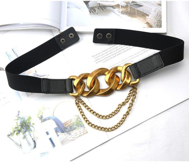 Women Casual, Evening, Formal, Party Black Fabric Belt