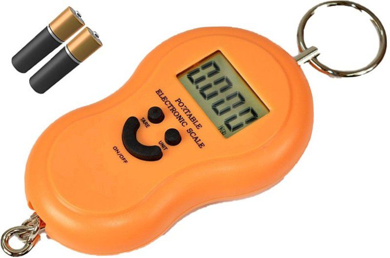Glancing Digital Luggage scale with Metal Hook L/16/G Luggage Weighing Scale  (Orange)