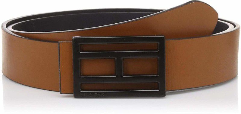 Men Multicolor Genuine Leather Reversible Belt