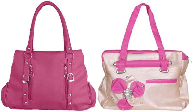 Girls Pink, Pink Handbag - Regular Size  (Pack of: 2)