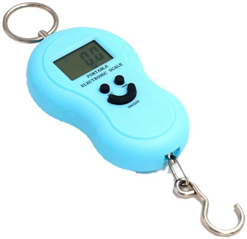 Glancing Digital Luggage weighing scale with Metal Hook MODL-122-G Weighing Scale  (Sky Blue)
