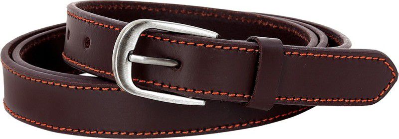 Women Casual, Evening, Party, Formal Brown Genuine Leather Belt