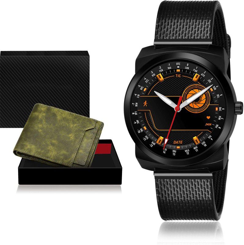 Neutron Watch & Wallet Combo  (Green, Black)