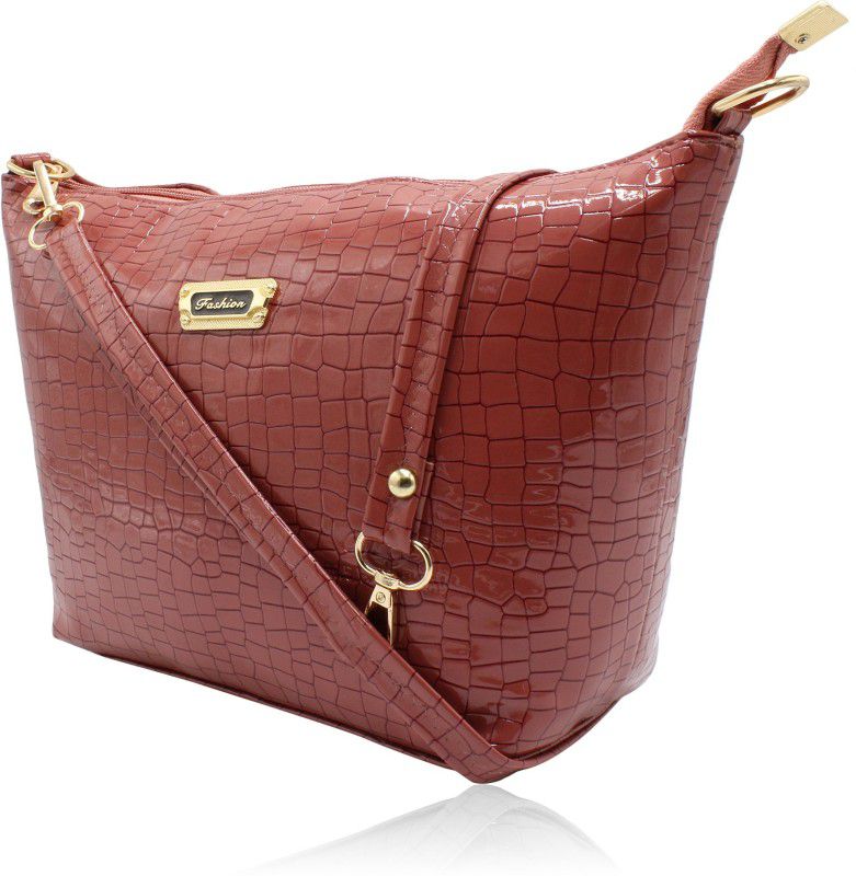 Women Maroon Handbag  (Pack of: 5)