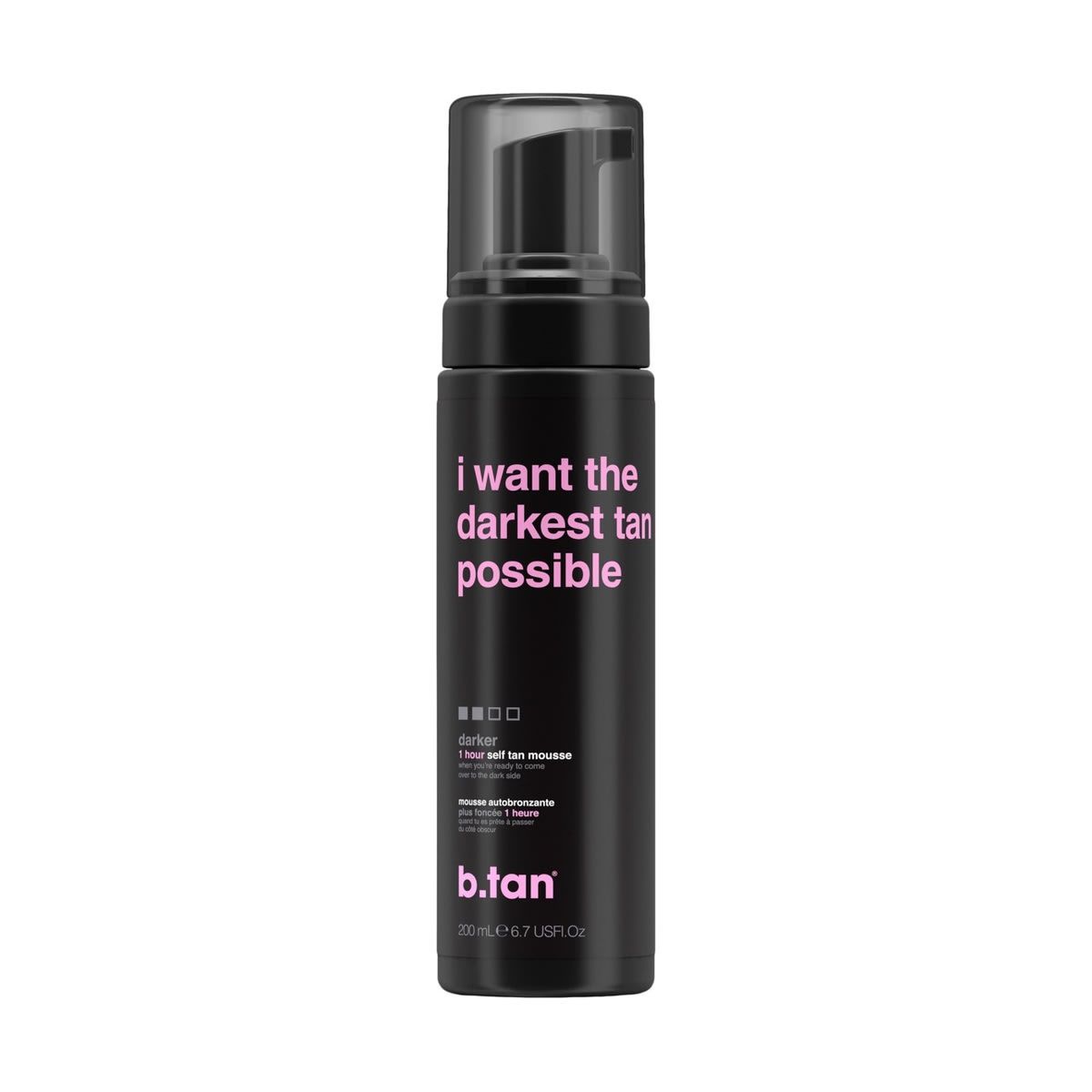 b.tan I Want the Darkest Tan Possible Darker Self Tan Mousse 200ml