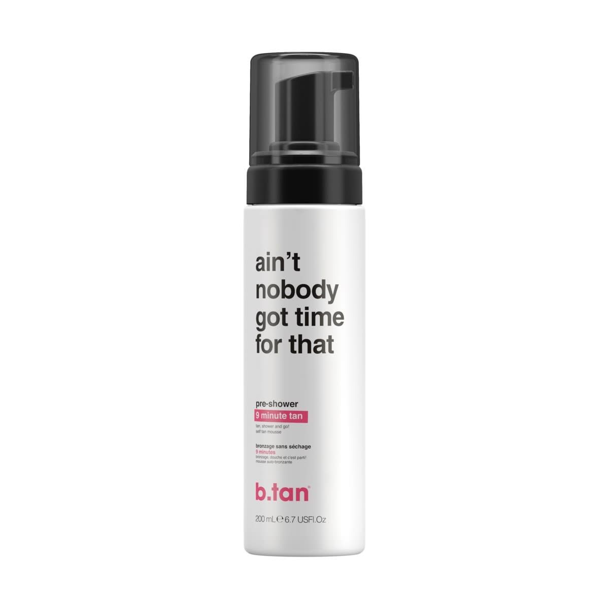 b.tan Ain't Nobody Got Time For That Pre-Shower Self Tan Mousse 200ml