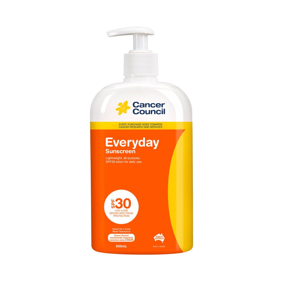 Cancer Council SPF30+ Everyday Sunscreen 500ml