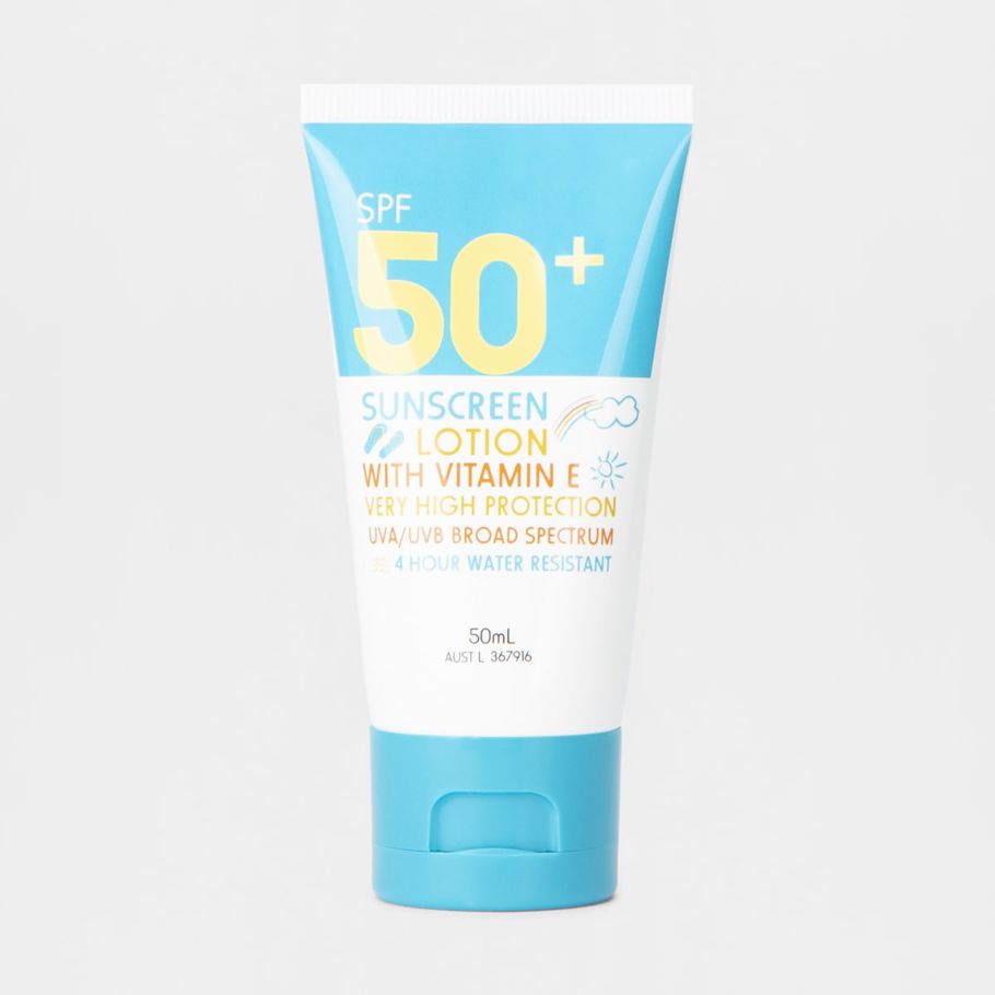 SPF50+ Sunscreen Lotion 50ml - Vitamin E and Aloe Vera