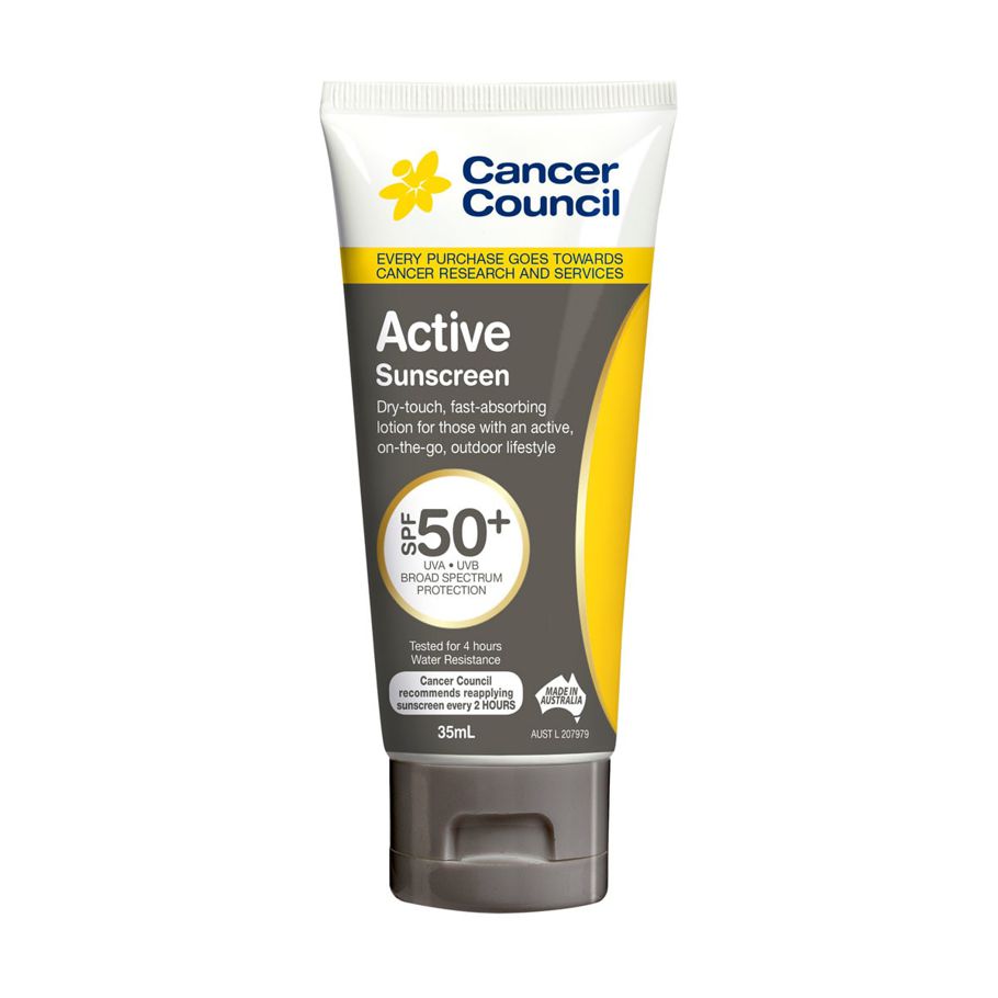 Cancer Council SPF50+ Active Sunscreen 35ml