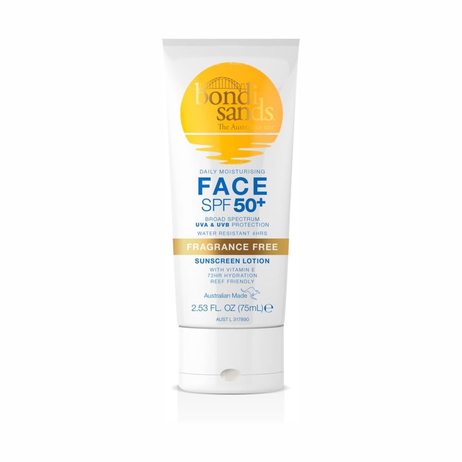 Bondi Sands SPF 50+ Frangrance Free Sunscreen Lotion 75ml - Vitamin E