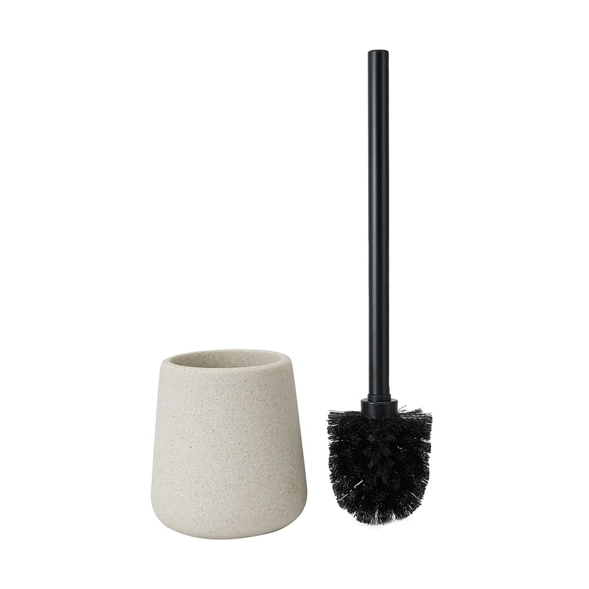 Sand Look Toilet Brush Set