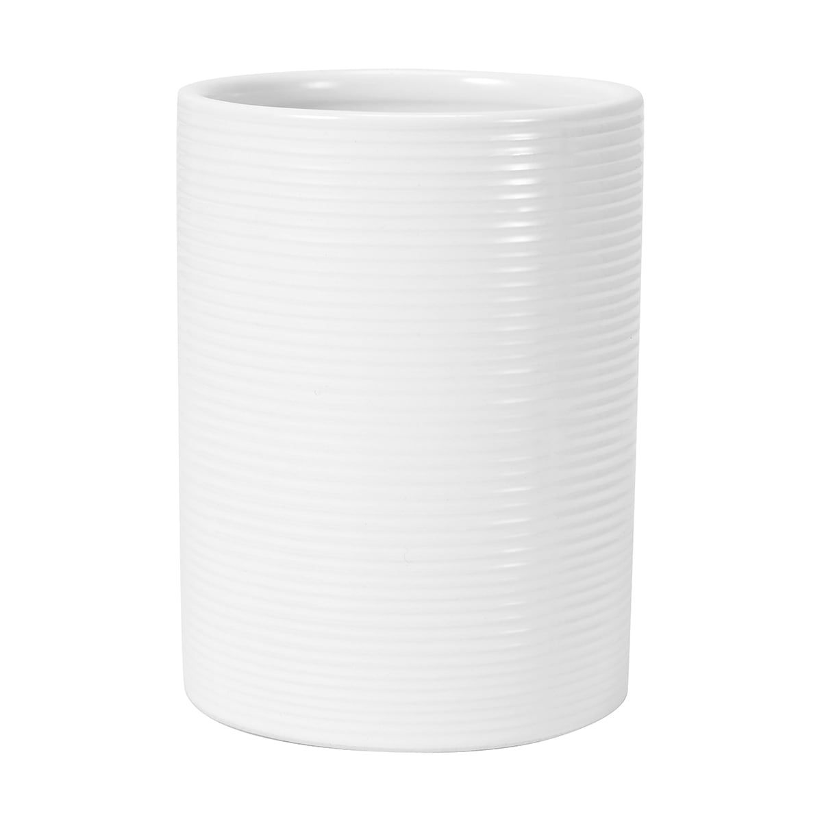Ribbed Tumbler - White