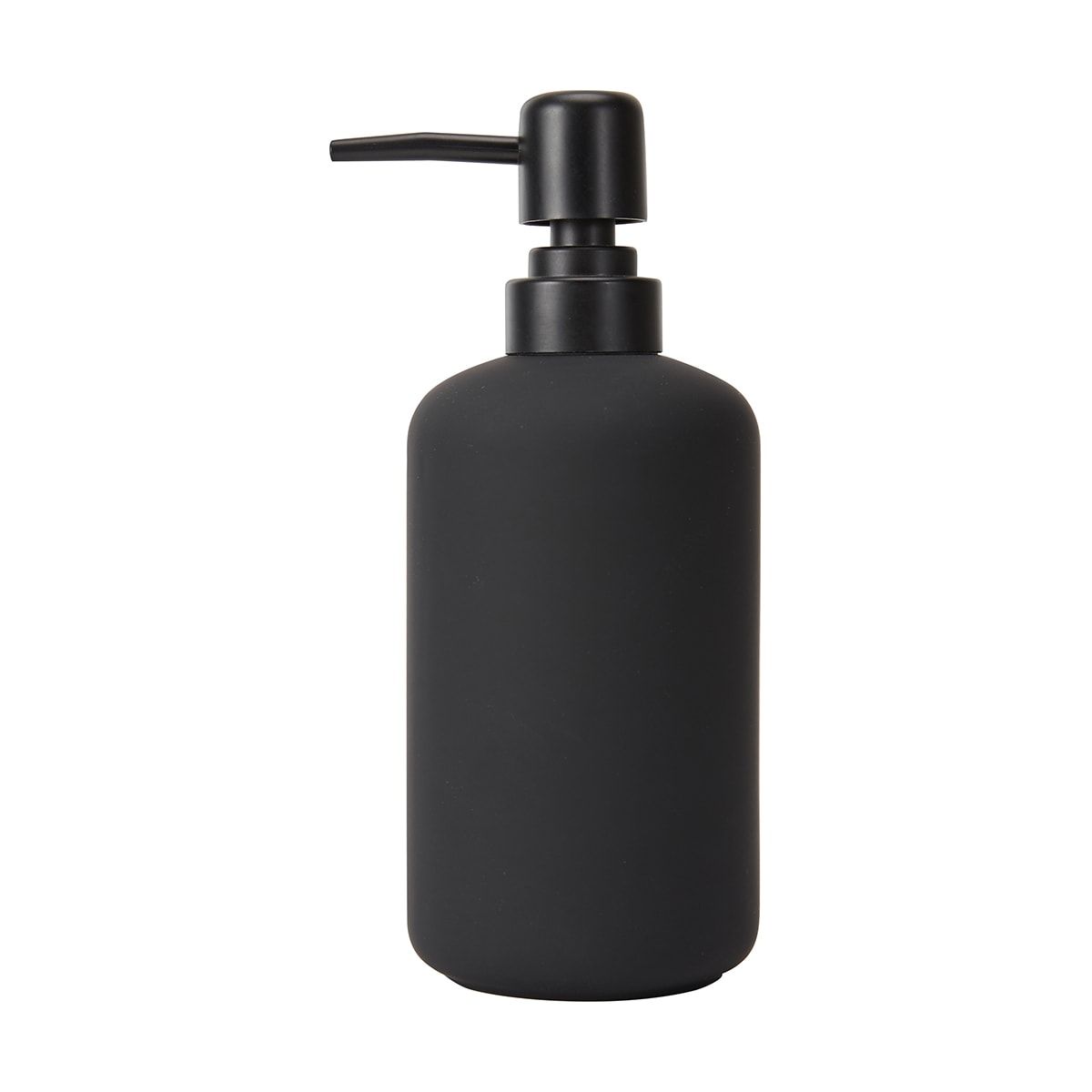 Soft Touch Black Soap Dispenser