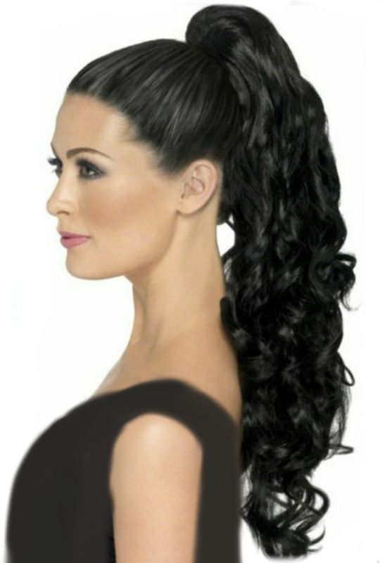 Rizi Beautiful High volume synthetic ribbon wig hair volumizer hair extension fake wigg false clip on clutcher Hair Extension