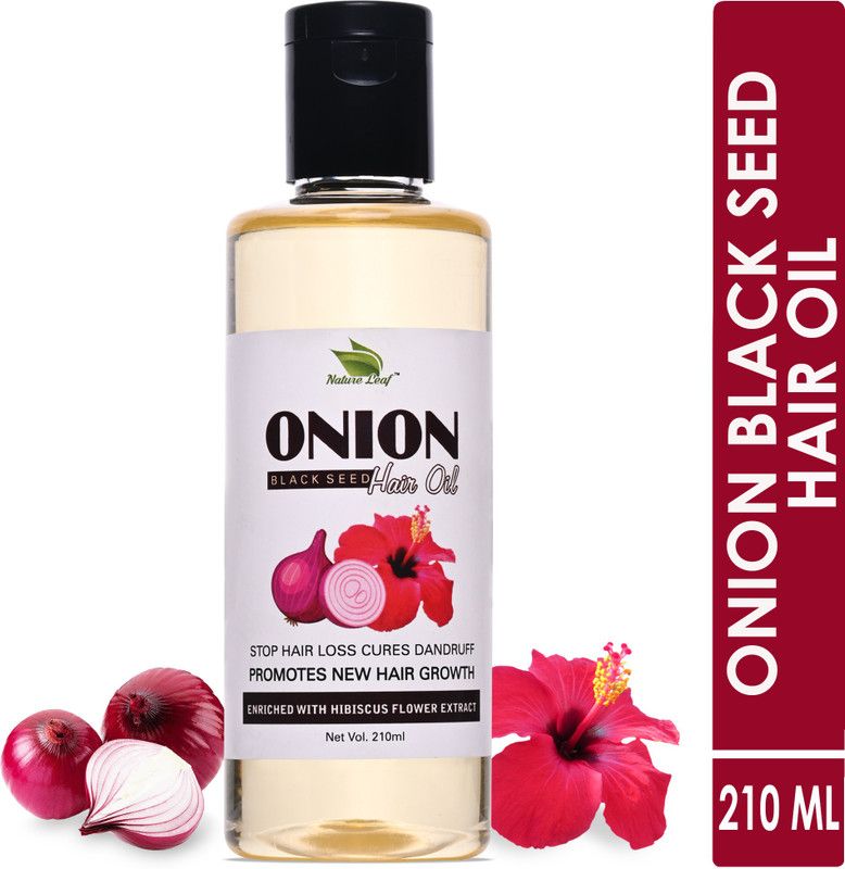 nature leaf Onion Hair Oil for Hair Growth Hair Oil  (210 ml)